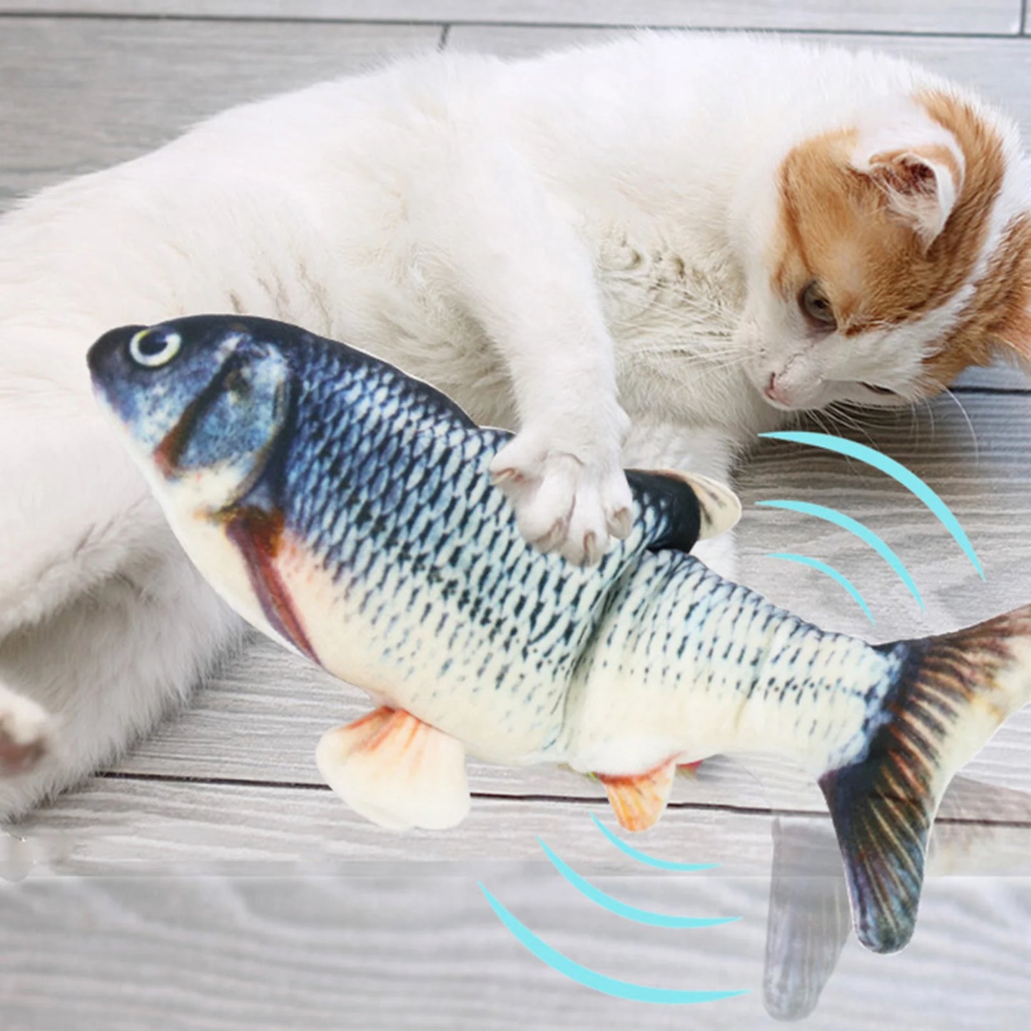 Electric Moving Fish Cat Toy
