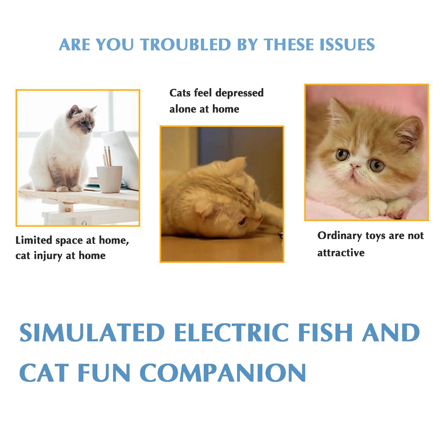 Electric Moving Fish Cat Toy