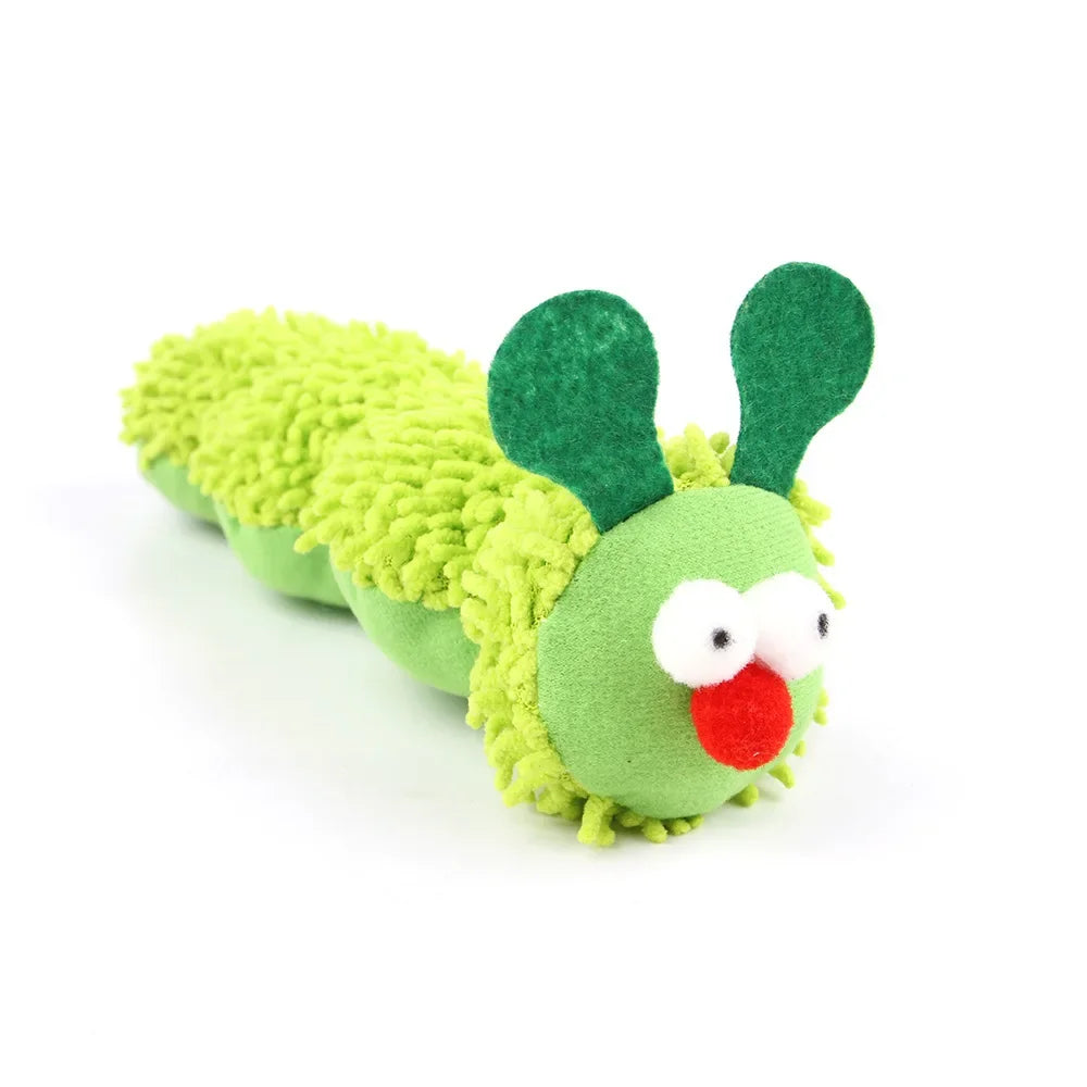 Catnip Silvervine Caterpillar Chew Toy