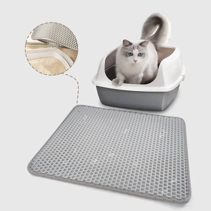 Waterproof Double-Layer Pet Litter Mat