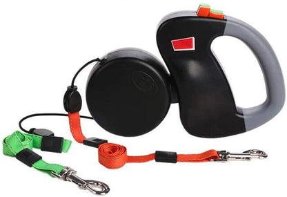 Double Dog Retractable Leash