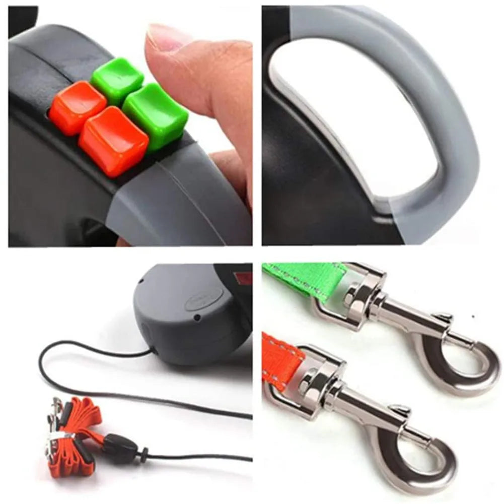 Double Dog Retractable Leash