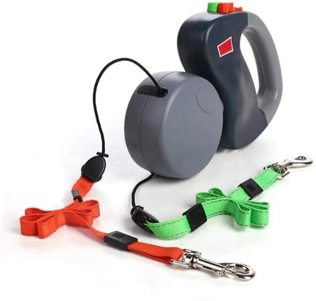Double Dog Retractable Leash