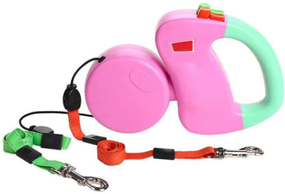 Double Dog Retractable Leash