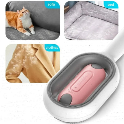 Grooming Brush with Water Tank