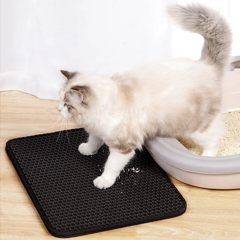 Waterproof Double-Layer Pet Litter Mat
