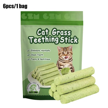 Cat Grass Teeth Grinding Sticks