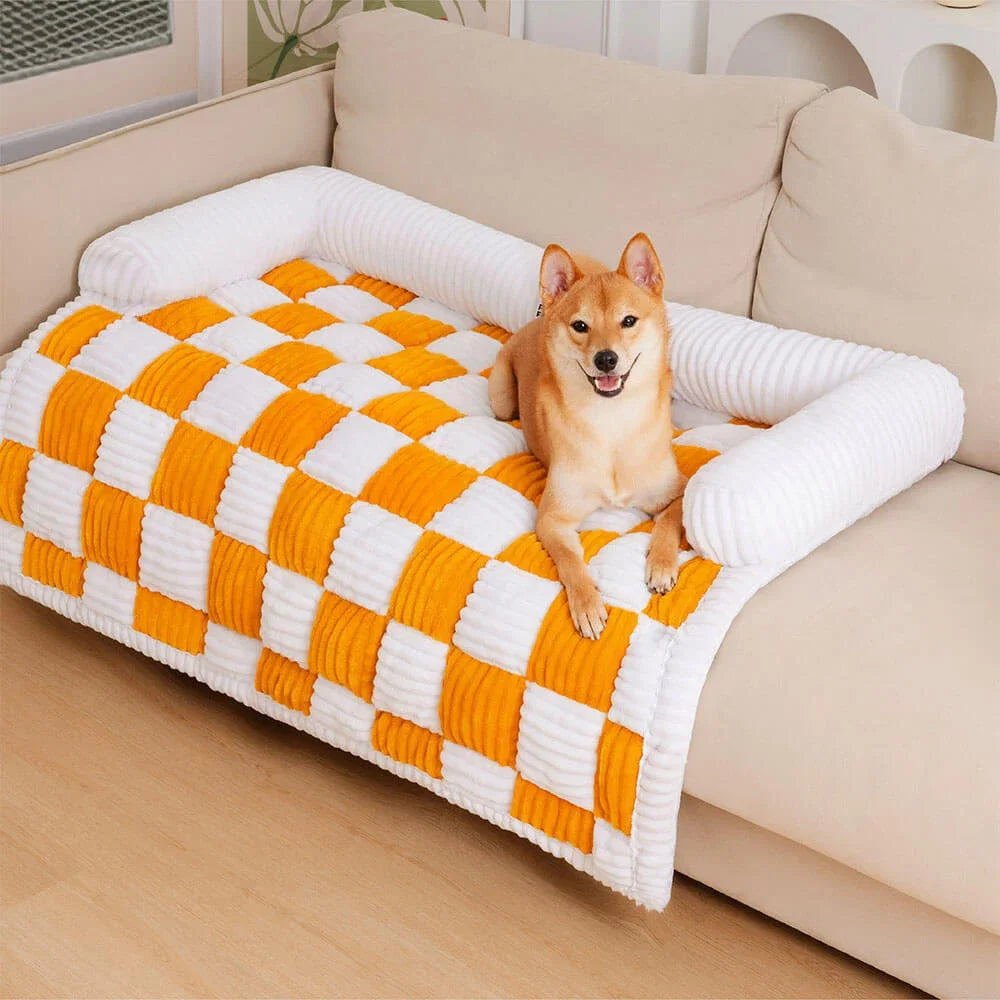 Plush Dog Bed Sofa Couch
