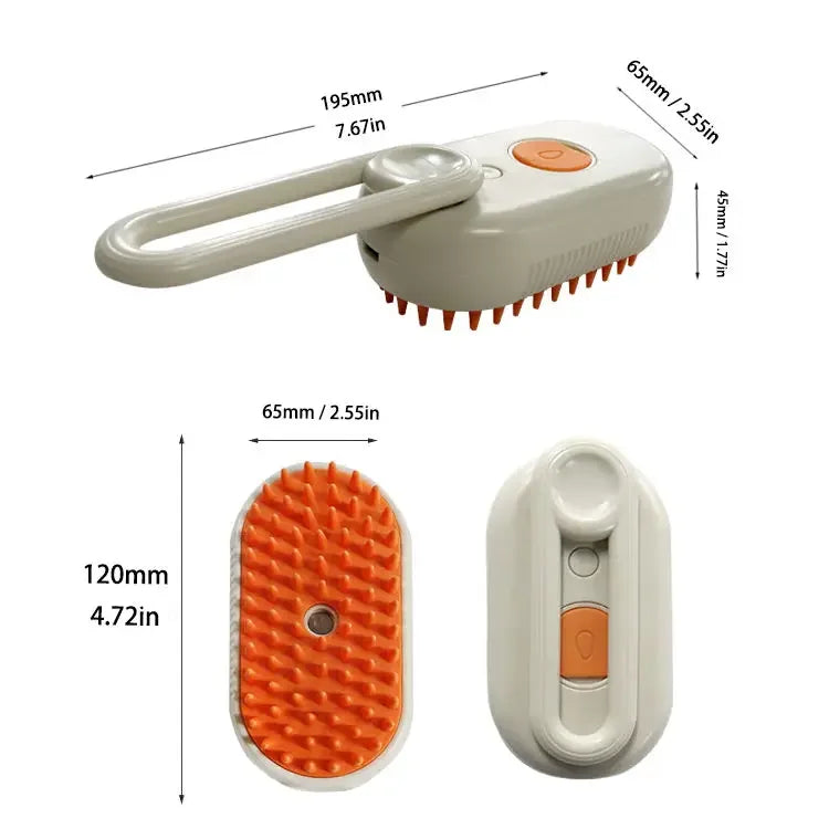 3-in-1 Electric Pet Grooming Brush