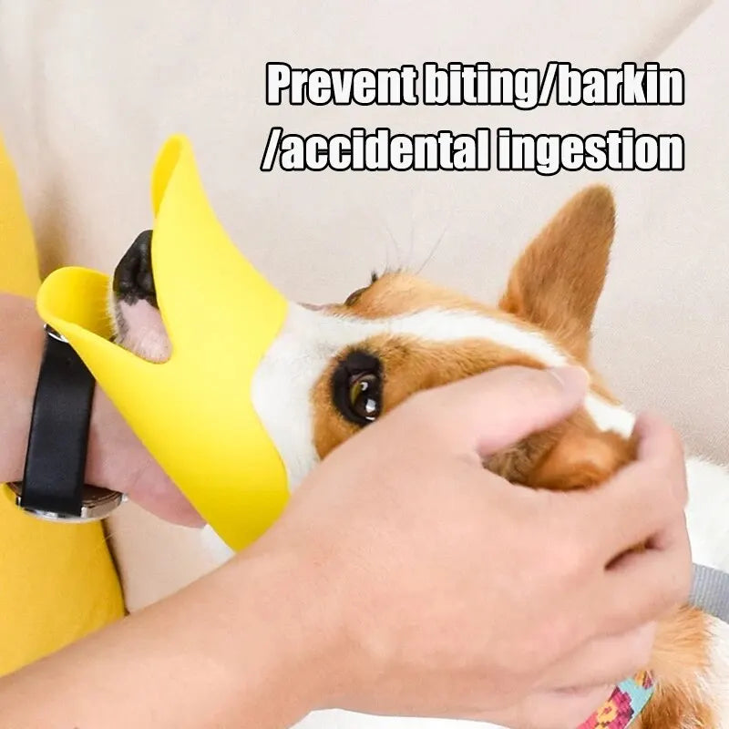 Adjustable Silicone Pet Muzzle