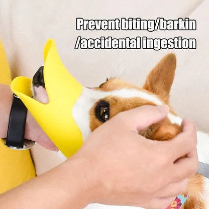 Adjustable Silicone Pet Muzzle