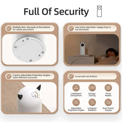 ROJECO Automatic Smart Cat Toy