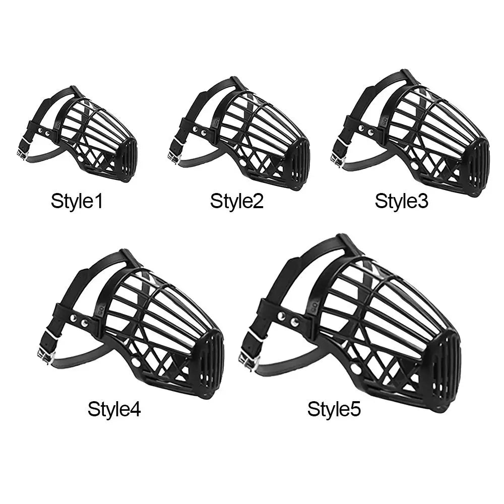 Soft Plastic & Leather Dog Muzzle
