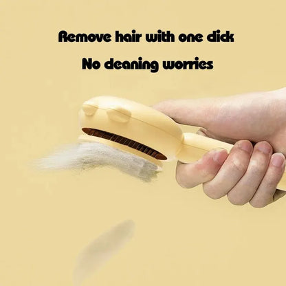 One-Key Hair Removal Pet Comb