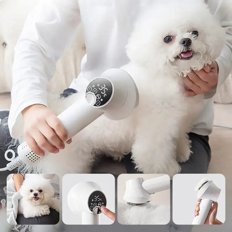 Smart 2-in-1 Dog Hair Dryer & Comb