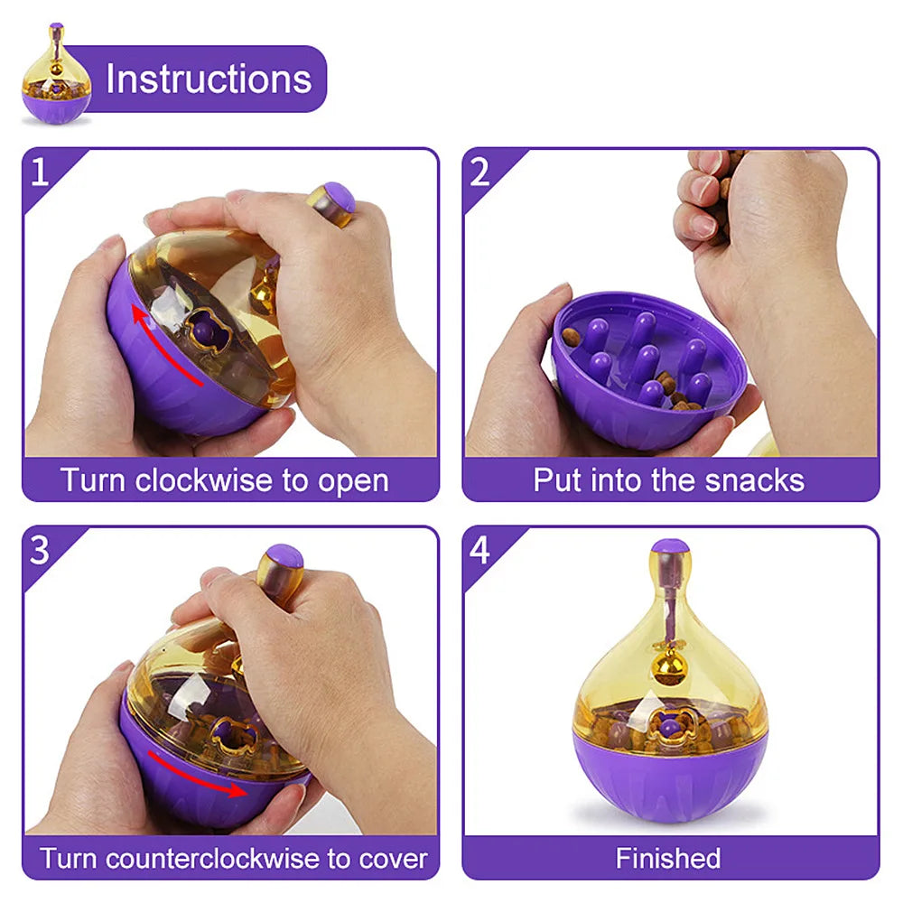 Interactive Pet Tumbler Feeder