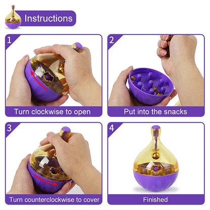 Interactive Pet Tumbler Feeder