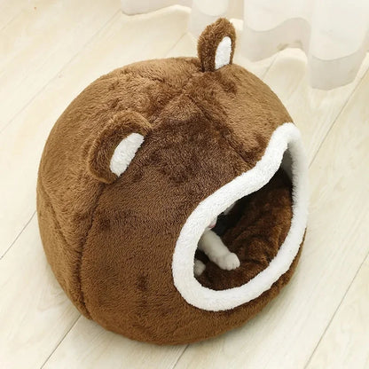 Brown Cat Bed