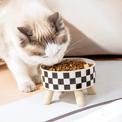 Anti-Knock High-Footed Dog & Cat Bowl