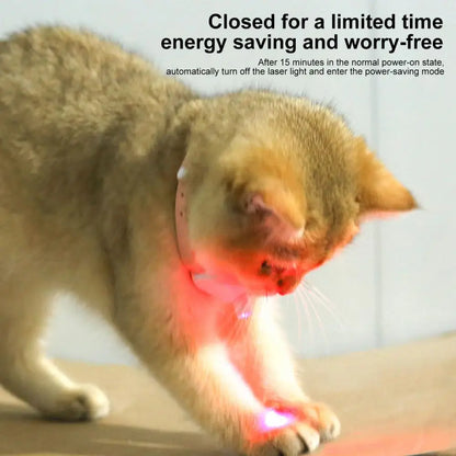 Wearable Automatic Cat Toy with Laser Light Point