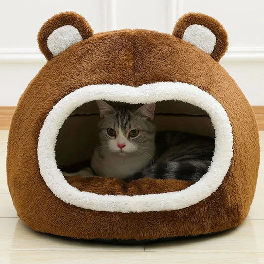 Brown Cat Bed