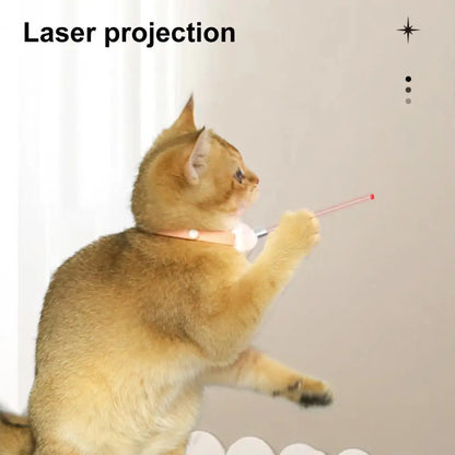 Wearable Automatic Cat Toy with Laser Light Point