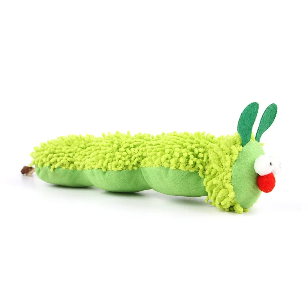 Catnip Silvervine Caterpillar Chew Toy