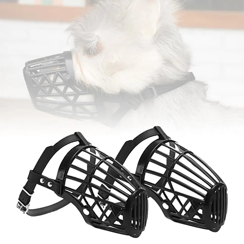 Soft Plastic & Leather Dog Muzzle