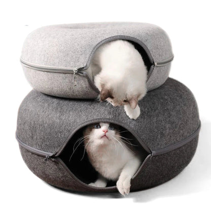 Donut Cat Bed & Tunnel