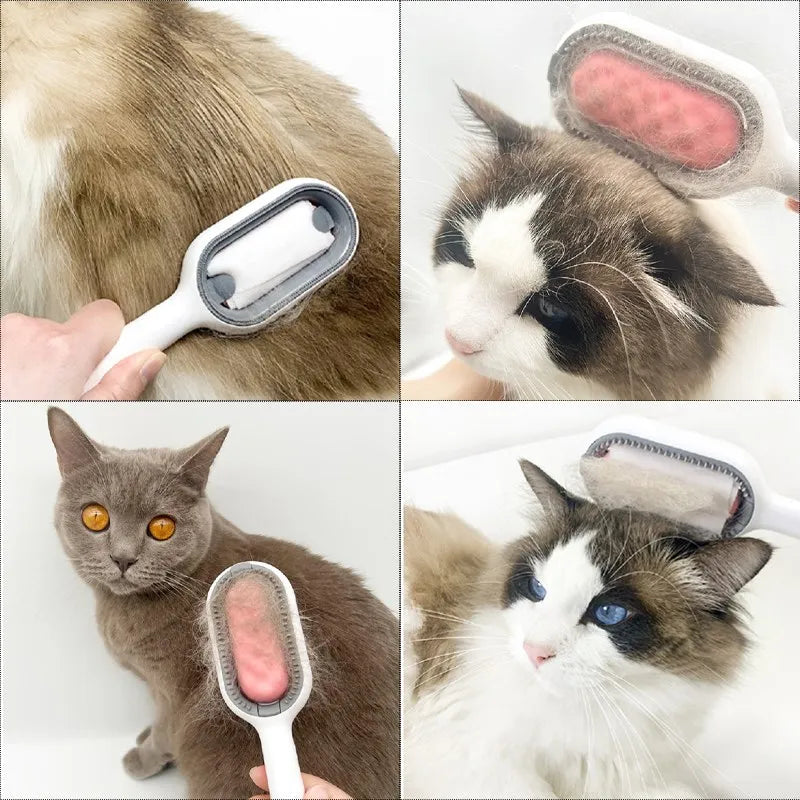 Grooming Brush with Water Tank