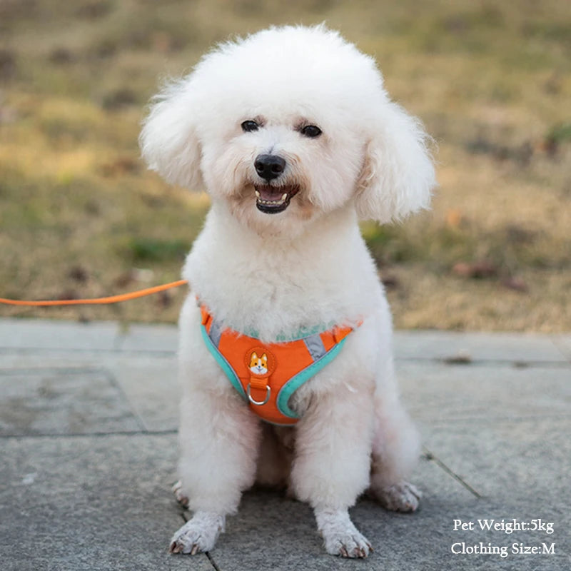 Pet Suede Chest Harness Vest