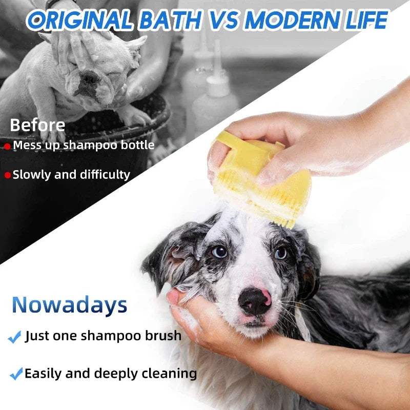 Pet Dog Shampoo Brush 2.7oz