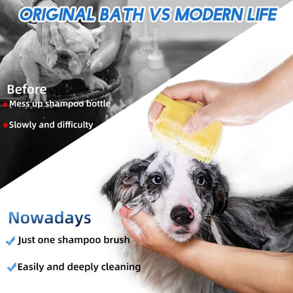 Pet Dog Shampoo Brush 2.7oz