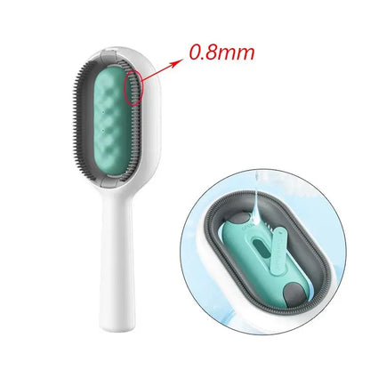 Grooming Brush with Water Tank