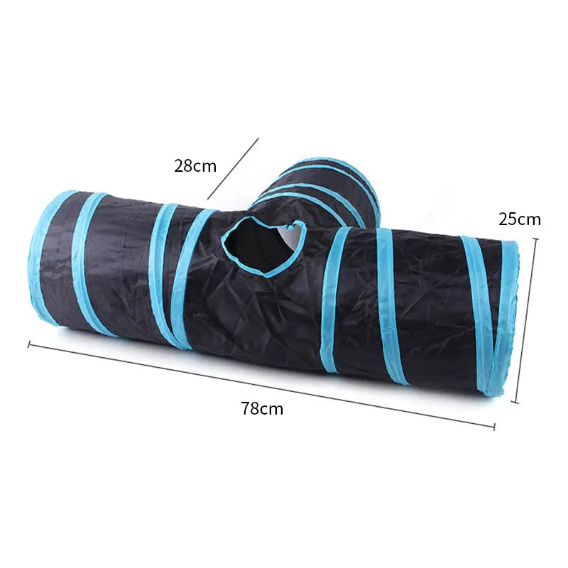 Foldable Cat Tunnel Toy