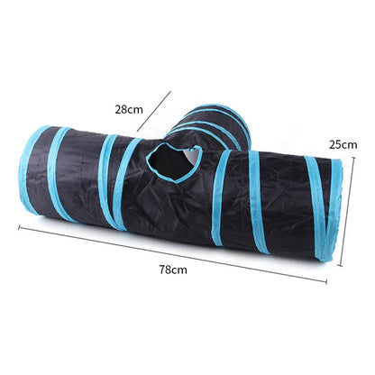 Foldable Cat Tunnel Toy