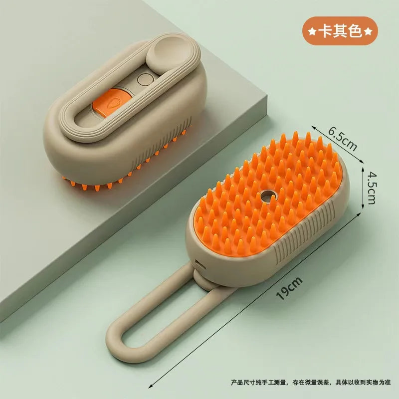 3-in-1 Cat & Dog Steamy Brush