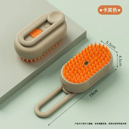 3-in-1 Cat & Dog Steamy Brush