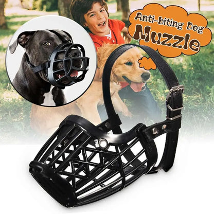 Soft Plastic & Leather Dog Muzzle