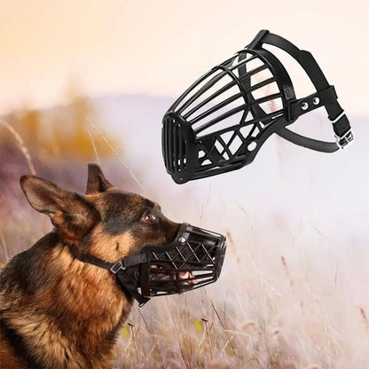 Soft Plastic & Leather Dog Muzzle