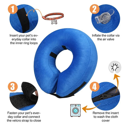 Inflatable Dog Recovery Collar