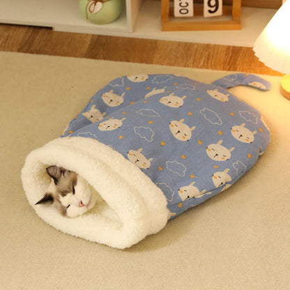 Warm Fluffy Cat Sleeping Bag