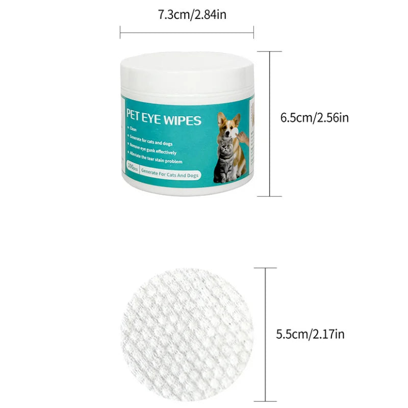 Pet Eye Wipes for Tear Stain Removal