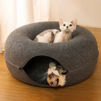 Donut Cat Bed & Tunnel