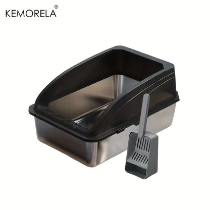 Extra Large Stainless Steel Cat Litter Box