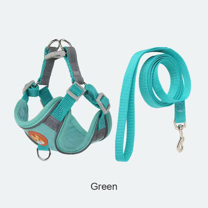 Pet Suede Chest Harness Vest