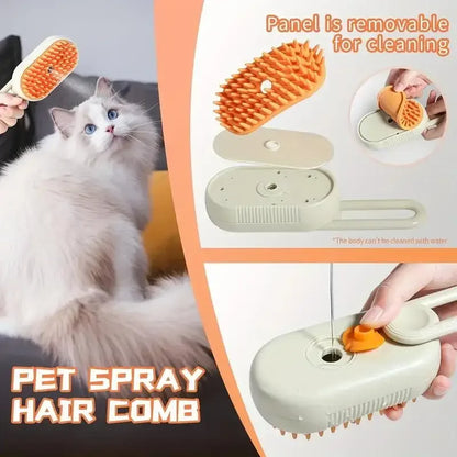 3-in-1 Electric Pet Grooming Brush