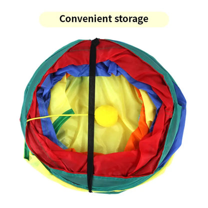 Foldable Cat Tunnel Toy