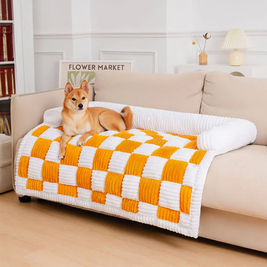 Plush Dog Bed Sofa Couch