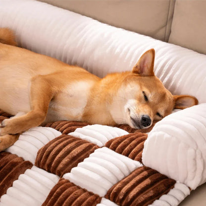 Plush Dog Bed Sofa Couch